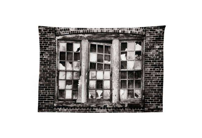 Abakuhaus Wandteppich aus Weiches Mikrofaser Stoff Für das Wohn und Schlafzimmer, rechteckig, industriell Zerbrochenes Fenster Abakuhaus Wandteppich aus Weiches Mikrofaser Stoff Für das Wohn und Schlafzimmer, rechteckig, industriell Zerbrochenes Fenster von Abakuhaus