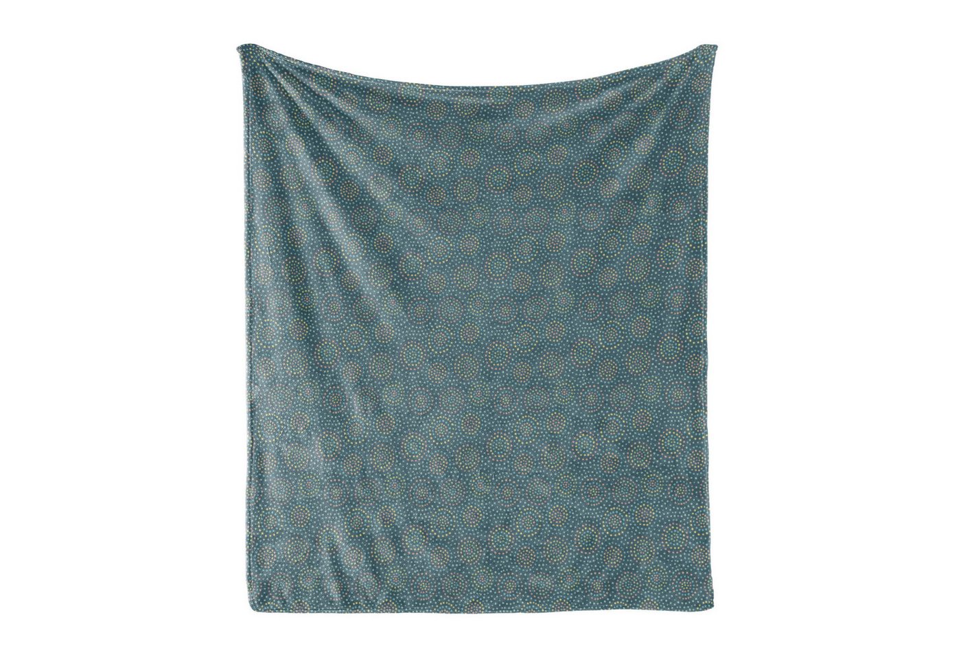 Wohndecke Gemütlicher Plüsch für den Innen- und Außenbereich, Abakuhaus, Abstrakt Bunter geometrischer Spots von Abakuhaus