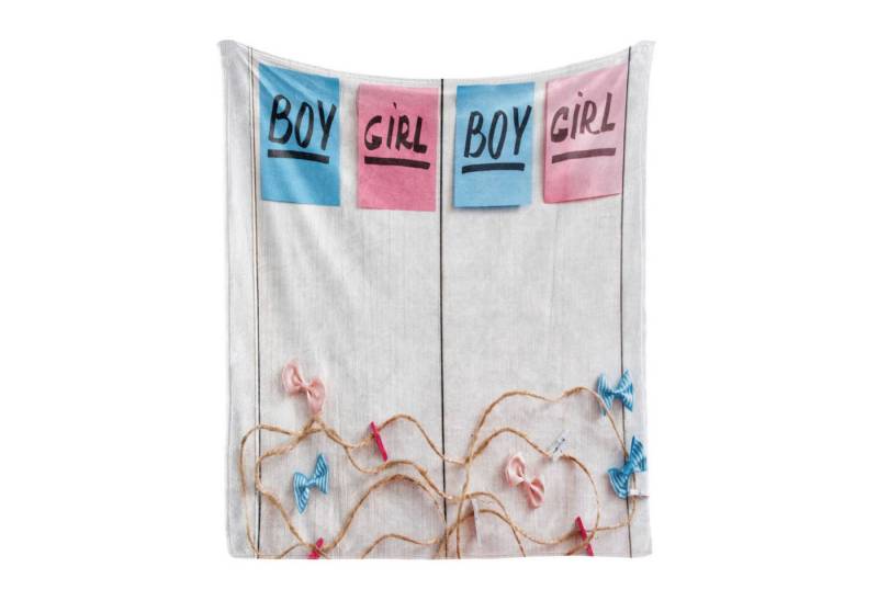 Wohndecke Gemütlicher Plüsch für den Innen- und Außenbereich, Abakuhaus, Bunt Aufkleber Garland Holz Wohndecke Gemütlicher Plüsch für den Innen- und Außenbereich, Abakuhaus, Bunt Aufkleber Garland Holz von Abakuhaus