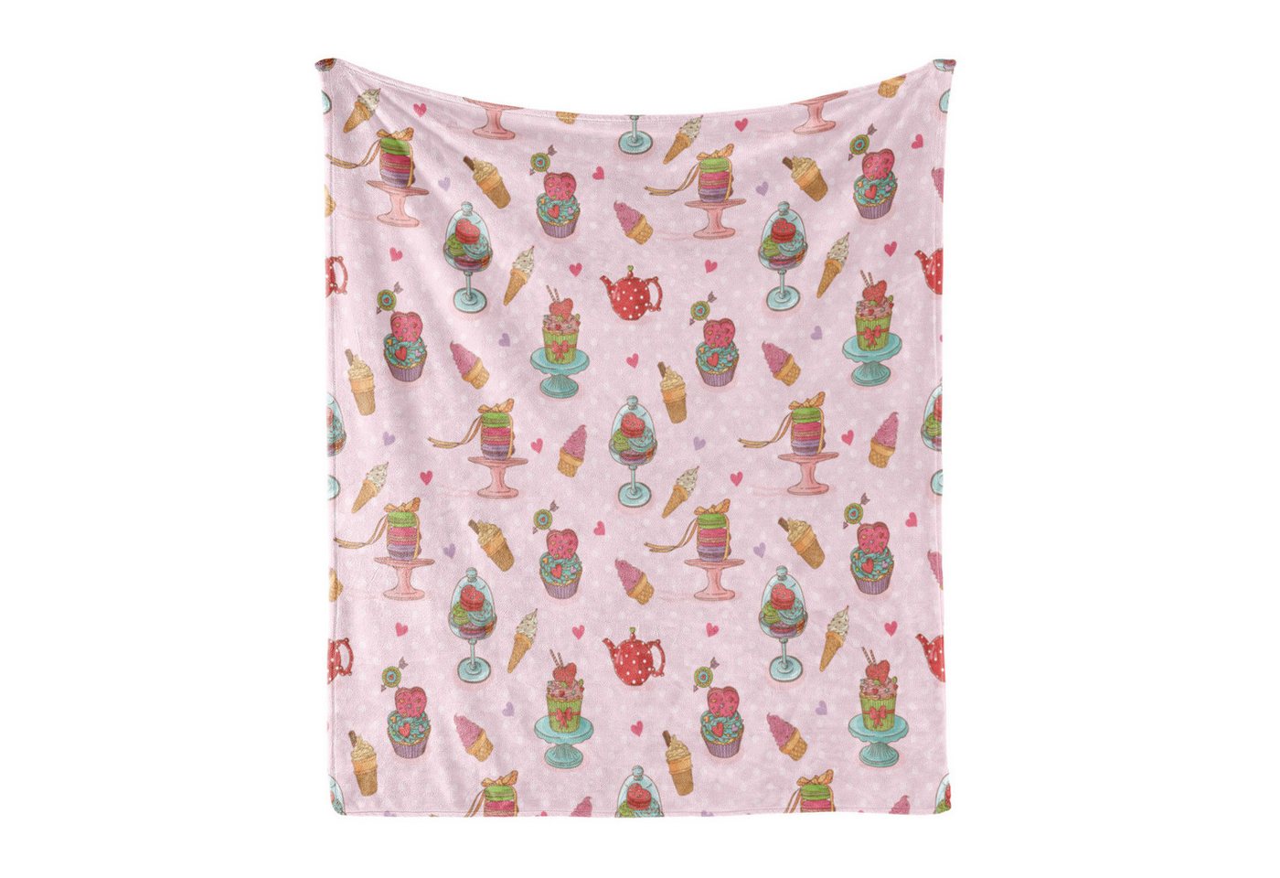 Wohndecke Gemütlicher Plüsch für den Innen- und Außenbereich, Abakuhaus, Eis Teekannen Plätzchen Wohndecke Gemütlicher Plüsch für den Innen- und Außenbereich, Abakuhaus, Eis Teekannen Plätzchen von Abakuhaus