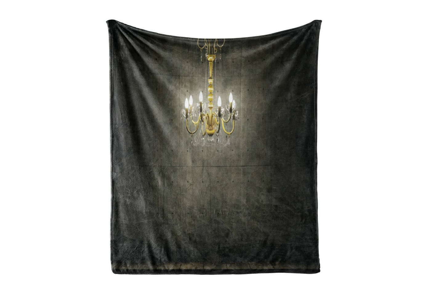 Wohndecke Gemütlicher Plüsch für den Innen- und Außenbereich, Abakuhaus, Jahrgang Klassische Dunkelheit Kronleuchter Wohndecke Gemütlicher Plüsch für den Innen- und Außenbereich, Abakuhaus, Jahrgang Klassische Dunkelheit Kronleuchter von Abakuhaus