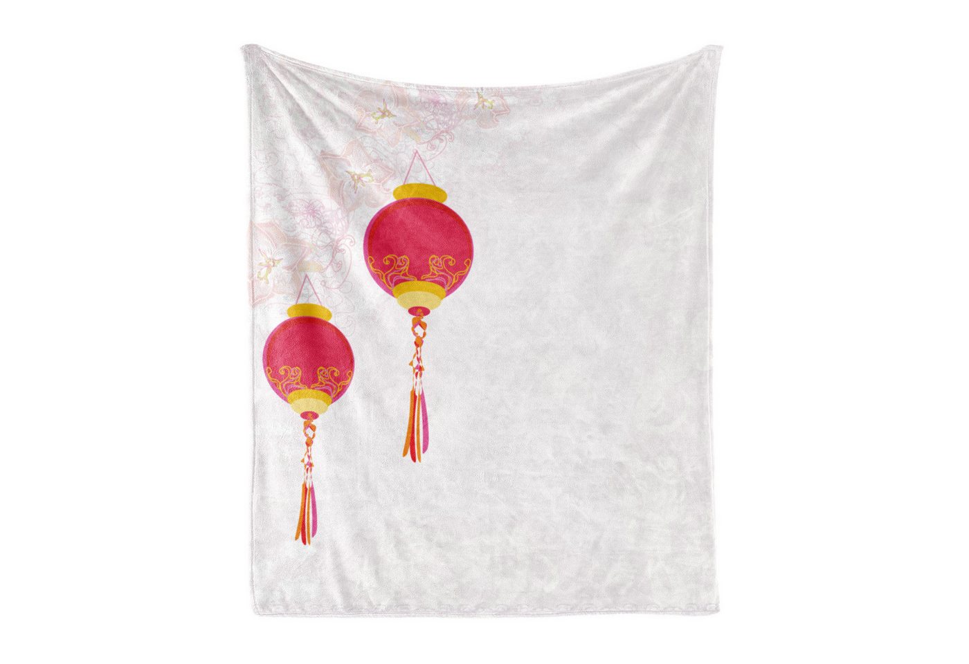 Wohndecke Gemütlicher Plüsch für den Innen- und Außenbereich, Abakuhaus, Laterne China Neujahr Wohndecke Gemütlicher Plüsch für den Innen- und Außenbereich, Abakuhaus, Laterne China Neujahr von Abakuhaus