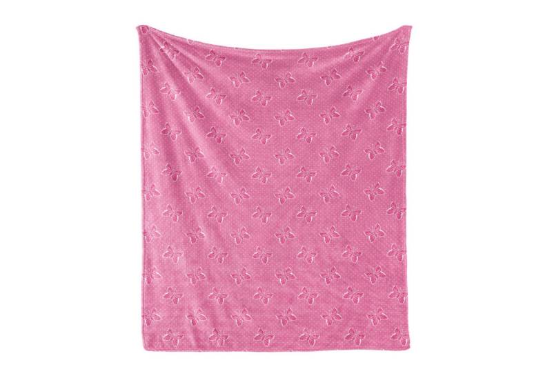 Wohndecke Gemütlicher Plüsch für den Innen- und Außenbereich, Abakuhaus, Rosa Tupfen Spots Schmetterlinge Wohndecke Gemütlicher Plüsch für den Innen- und Außenbereich, Abakuhaus, Rosa Tupfen Spots Schmetterlinge von Abakuhaus