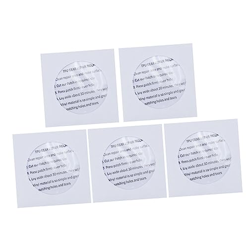 1 Satz Teiliges Selbstklebender Reparaturflicken Für Zelte Pools Und Aufblasbare Produkte TPU Transparente Flickmaterialien Zur Abdichtung Von Rissen Und Lecks Wasser 5 Stück 1 Satz Teiliges Selbstklebender Reparaturflicken Für Zelte Pools Und Aufblasbare Produkte TPU Transparente Flickmaterialien Zur Abdichtung Von Rissen Und Lecks Wasser 5 Stück von Abaodam