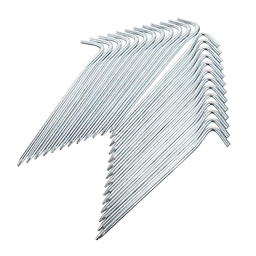 10 Stück Zeltheringe Verzinktem Robuste Erdnägel für Camping Outdoor Garten für Zelte Pavillons und Planen zu Handhaben Wiederverwendbar 10 Stück Zeltheringe Verzinktem Robuste Erdnägel für Camping Outdoor Garten für Zelte Pavillons und Planen zu Handhaben Wiederverwendbar von Abaodam