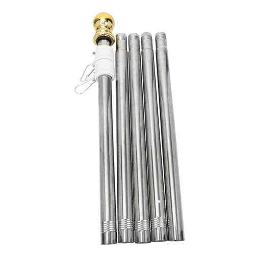 1Satz Fahnenmast Robuster Outdoor Fahnenmast für Garten Abnehmbares Design Einfache für Veranstaltungen von Abaodam
