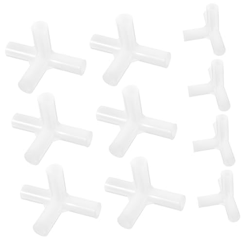 24 Stück Zeltstangenadapter Vier Verbindungsstücke für Outdoor Zubehör und Langlebig für Zelte und Einfacher Austausch und Einfache Installation von Abaodam