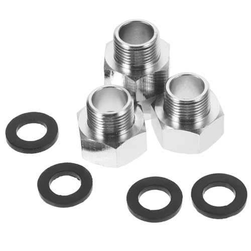 4Stücke Teiliges Adapter für Waschmaschine und Gartenschlauch Hochdruckschlauchanschluss Kompatibel mit Meisten Wasserhähnen Langlebig 4Stücke Teiliges Adapter für Waschmaschine und Gartenschlauch Hochdruckschlauchanschluss Kompatibel mit Meisten Wasserhähnen Langlebig von Abaodam