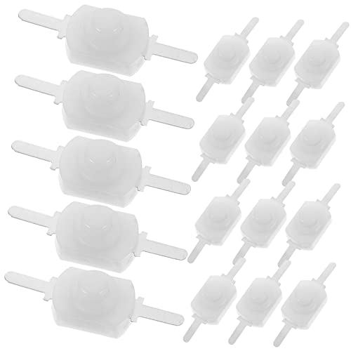 50Stücke Latching Mini Druckknopfschalter für Taschenlampen Selbstsperrendes Design Kompakt Installieren für DIY Projekte Geräteanpassungen von Abaodam
