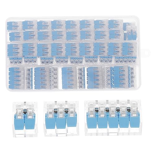 75Stücke Teiliges Hebeldraht Spleißstecker Kabelanschluss Set Kompakte Verbindungsklemmen für Elektrische Drahtreparaturen Ports Transparent mit Hebelmechanismus 75Stücke Teiliges Hebeldraht Spleißstecker Kabelanschluss Set Kompakte Verbindungsklemmen für Elektrische Drahtreparaturen Ports Transparent mit Hebelmechanismus von Abaodam