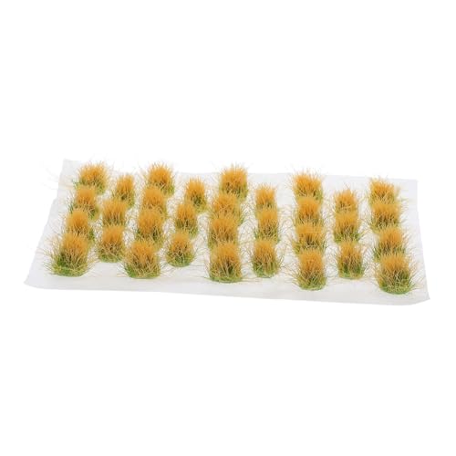 Abaodam 1 Blatt Kunstrasen Landschaft Miniatur Fälschung Cluster Gras zum Basteln Grasbüschel-Ornament simulierter Grashaufen simulierte Grasdekore Szenenzubehör Modellgras Plastik Khaki Abaodam 1 Blatt Kunstrasen Landschaft Miniatur Fälschung Cluster Gras zum Basteln Grasbüschel-Ornament simulierter Grashaufen simulierte Grasdekore Szenenzubehör Modellgras Plastik Khaki von Abaodam