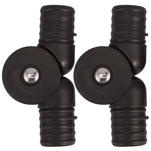 Abaodam 1 Paar Faltbare Verbindungsstücke für Liegestühle Runder Kunststoff Adapter für Camping und Strandstühle und Leicht Einfache für Outdoor von Abaodam
