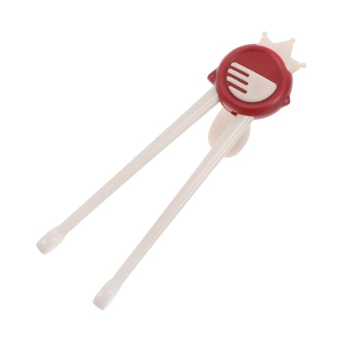 Abaodam 1 Paar lernen Essstäbchen Anfänger des Stäbchens Kleinkinder-Utensilien Anfänger -Stäbchen für Kind -Essstäbchen-Helfer Essstäbchen für Abs rot von Abaodam
