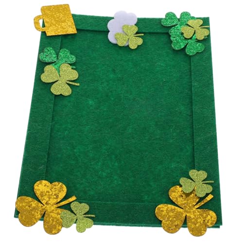 Abaodam 1 Satz DIY Bastelset für Modernen Fotorahmen mit Grünem Gewebtem Material für Kreative Fotocollagen Element für Patrick Day und Irische Festlichkeiten Zusammenzubauen Abaodam 1 Satz DIY Bastelset für Modernen Fotorahmen mit Grünem Gewebtem Material für Kreative Fotocollagen Element für Patrick Day und Irische Festlichkeiten Zusammenzubauen von Abaodam