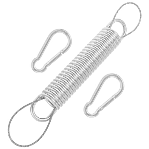 Abaodam 1 Satz Hängesessel Kit für Schaukeln mit Metallfeder und Verzinkten Haken für Sichere Aufhängung und Drehung von Hängesesseln im Freien Abaodam 1 Satz Hängesessel Kit für Schaukeln mit Metallfeder und Verzinkten Haken für Sichere Aufhängung und Drehung von Hängesesseln im Freien von Abaodam