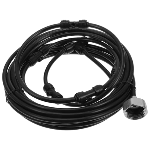 Abaodam 1 Satz Outdoor Nebelventilator Misting Kit für Garten Terrasse Einfache Installation Nebeldüsen für Kühlung im Freien für Heiße Sommertage von Abaodam