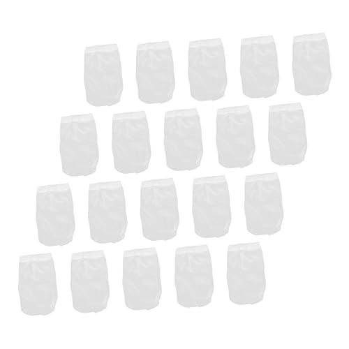 Abaodam 1 Satz Siebstrümpfe Bag Skimmer-Korb-Socke Schwimmbecken-Skimmer Pool-Skimmer-korbnetz Reiniger Poolsocken-Skimmer Filtersocken Für Poolskimmer Elastisches 20 Stück von Abaodam