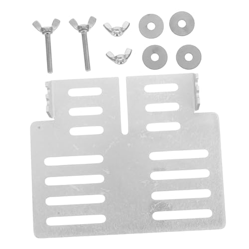 Abaodam 1 Set Holz Herd Fan Halterung Holz Herd Fan Halter Herd Zubehör Edelstahl Heizung von Abaodam