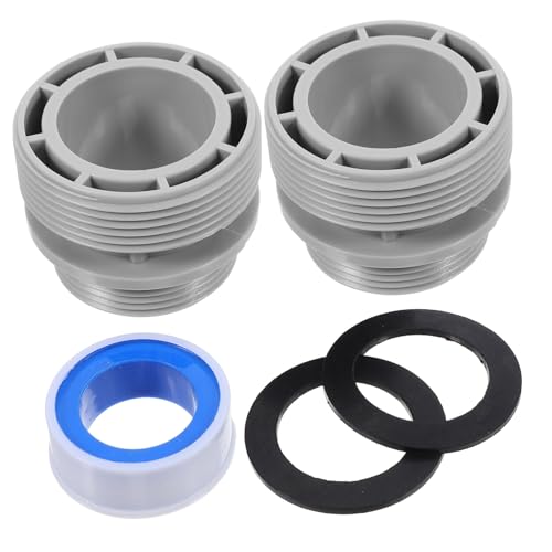 Abaodam 1 Set Poolfilterpumpenadapter Schlauch Pooladapter Poolpumpenadapter Ersatzpumpenadapter Ersatzpools Abflussadapter Gewindeeinlasssieb Schwimmbeckenpumpenadapter Pp von Abaodam