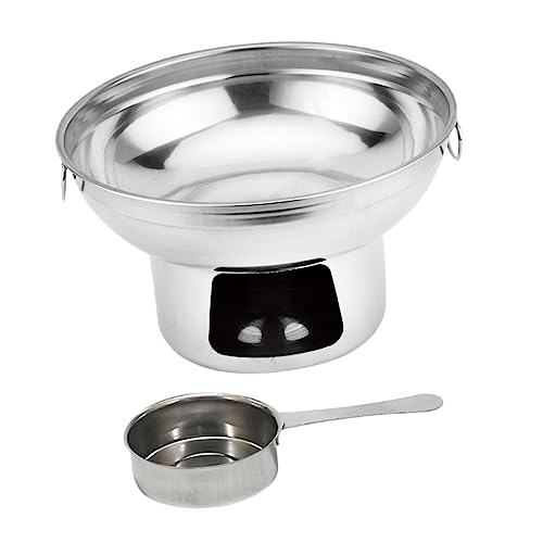 Abaodam 1 Set Tragbarer Esskochtopf Küchentopf Tragbarer Topf Praktischer Topf Tragbarer Campingtopf Tragbarer Kocher Haushaltstopf Edelstahl Campingtopf Silber Edelstahl von Abaodam