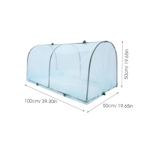Abaodam 1 Set transparente Gewächshausreifen langlebige Folienhalterung Isolierung Regenschutz für Balkon Gartenarbeit breit lang für Blumen Gemüse von Abaodam