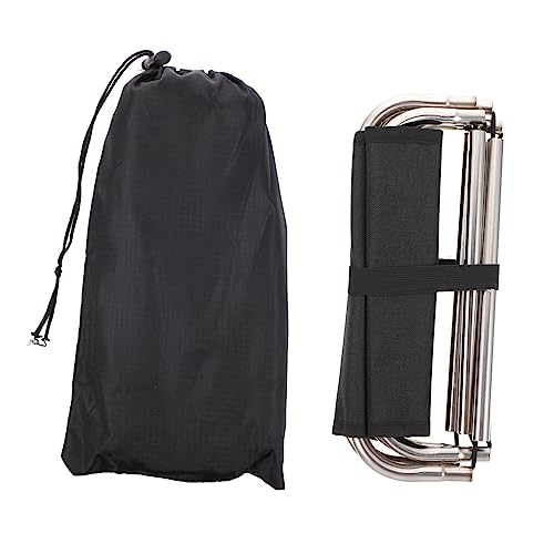 Abaodam 1 Stück Faltbarer Campingstuhl Tragbarer Angelstuhl für Outdoor Aktivitäten Ultraleichtes Design für Angeln Camping Strand Garten und Reisen Kompakte Einfache von Abaodam