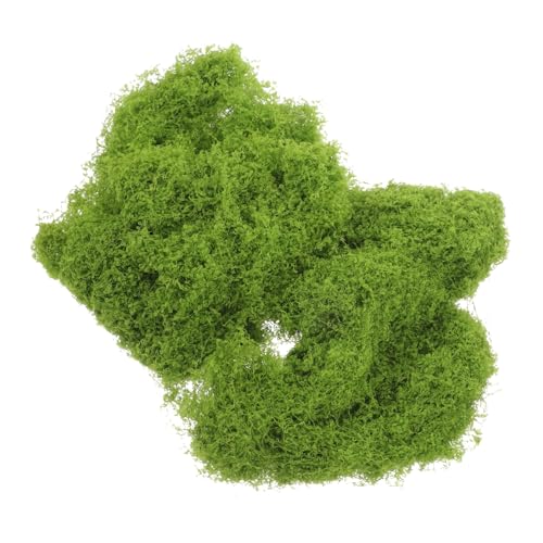 Abaodam 1 künstliches Moos eingetopft Moos gefälscht gefälschte Pflanze künstliche Pflanzen Dekoration Simulation Moosdekor falsches Moos gepflanzte Baumwolle Light Green von Abaodam