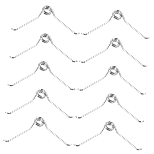 Abaodam 10 Stück Förmige Edelstahl Ersatzfedern für Schafschere Scherenersatz Federn Langlebig Robust Einfach zu Montieren für Haarschneiden und Gartenscheren Zubehör von Abaodam