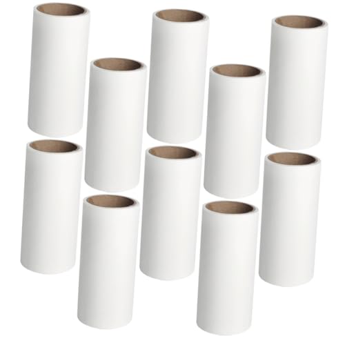 Abaodam 10 Stück Fusselrollen Nachfüllungen für Haustierhaare Praktischer Fusselentferner für Kleidung Möbel Teppiche Wiederverwendbar Sicher von Abaodam