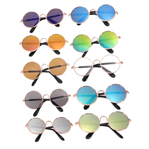 Abaodam 10 Stück Haustier Brille Sonne Hund Strand Brille Für Katzen Cool Lustig Gläser Mini Requisiten Schatten Foto Stütze Uv Puppenzubehör Kostüm Brillen Harz Abaodam 10 Stück Haustier Brille Sonne Hund Strand Brille Für Katzen Cool Lustig Gläser Mini Requisiten Schatten Foto Stütze Uv Puppenzubehör Kostüm Brillen Harz von Abaodam