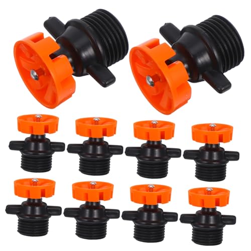 Abaodam 10 Stück Rotierender Sprinkler für Gartenbewässerung Automatischer Rasensprenger mit Stabiler Wasserfluss Düse für und Pflanzenpflege Orange Abaodam 10 Stück Rotierender Sprinkler für Gartenbewässerung Automatischer Rasensprenger mit Stabiler Wasserfluss Düse für und Pflanzenpflege Orange von Abaodam