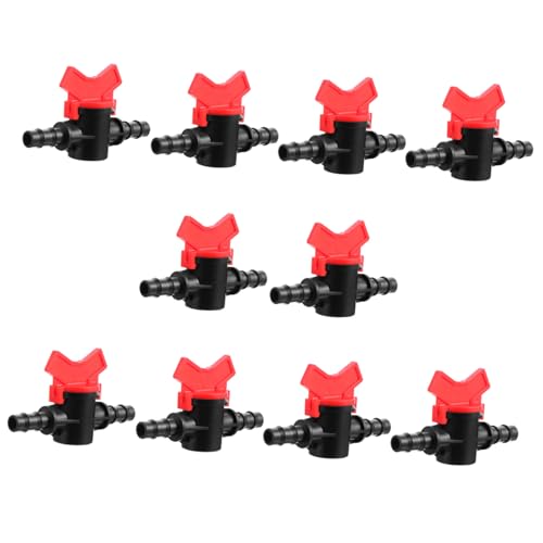 Abaodam 10 Stück Teiliges Absperrventil mit Schlauchanschluss Rot Langlebig und Auslaufsicher Installieren zur Präzisen Steuerung der Bewässerung für Garten und Tropfbewässerungssysteme Abaodam 10 Stück Teiliges Absperrventil mit Schlauchanschluss Rot Langlebig und Auslaufsicher Installieren zur Präzisen Steuerung der Bewässerung für Garten und Tropfbewässerungssysteme von Abaodam