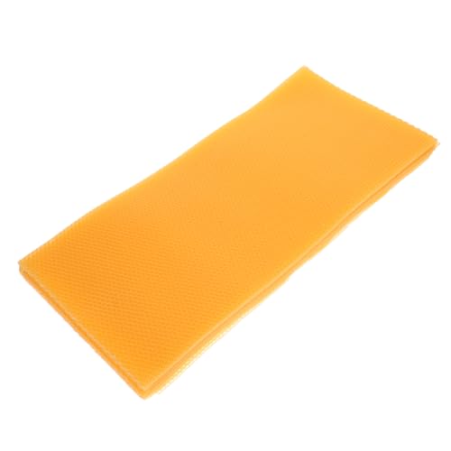 Abaodam 10 Stück Teiliges Bienenwachs Wabengrundplatten Natürliche Honigwabe Imker Werkzeug Langlebig Zeitsparend für Einfache Bienenstockbildung und Honigproduktion Geeignet von Abaodam