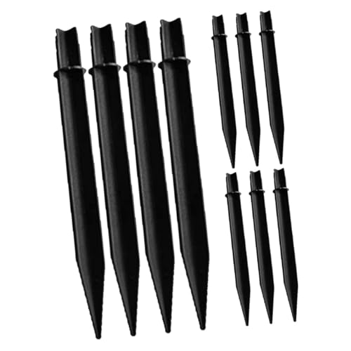 Abaodam 10 Stück Teiliges Gartenlampen Erdspieße Kunststoff Geneigtes Design für Einfache Installation und Robust Zubehör für Außenbeleuchtung im Gartenbereich von Abaodam
