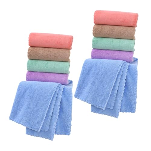 Abaodam 10 Stück Teiliges Hamster Bettwäsche Flauschiges Fleece Kuscheldecke Käfigeinlage für Meerschweinchen Kleine Tiere Waschbar Schnell Trocknend Multifunktionale Haustierunterlage von Abaodam