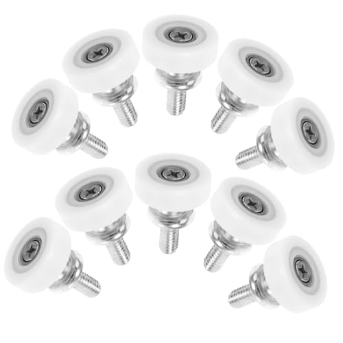 Abaodam 10 Stück Teiliges Schiebewalzen für Fenster Rostfreie Geräuscharm Langlebig Sicherer Halt für Küchen Duschschiebetüren Abaodam 10 Stück Teiliges Schiebewalzen für Fenster Rostfreie Geräuscharm Langlebig Sicherer Halt für Küchen Duschschiebetüren von Abaodam