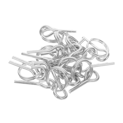 Abaodam 10 Stück Teiliges Zeltboden Heringen aus Langlebigem mit Praktischem Rundring und Pin Einfache Montage Sicherer Halt für Zelte Rasen und Outdoor Camping Robust und Zeitsparend von Abaodam