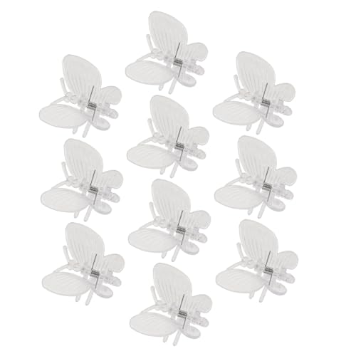 Abaodam 10 Stück Transparente Orchideen Clips aus Langlebigem Wasserfest Schmetterlingsförmig Vielseitige Pflanzenhalter für Garten Kletterpflanzen Orchideen und Rankgewächse Stabiler Abaodam 10 Stück Transparente Orchideen Clips aus Langlebigem Wasserfest Schmetterlingsförmig Vielseitige Pflanzenhalter für Garten Kletterpflanzen Orchideen und Rankgewächse Stabiler von Abaodam