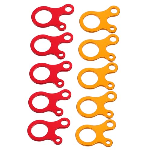 Abaodam 10 Stück Zeltschnurspanner Aluminiumlegierung Robust und Schnell Verstellbar für Camping und Outdoor Universeller Seilspanner zur Sicheren Abspannung von Zeltleinen und Abaodam 10 Stück Zeltschnurspanner Aluminiumlegierung Robust und Schnell Verstellbar für Camping und Outdoor Universeller Seilspanner zur Sicheren Abspannung von Zeltleinen und von Abaodam