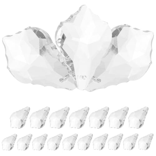 Abaodam 10stücke Kristallpendel Transparent Hängende Prismen Für Kronleuchter Deko Licht Dekoration Hochzeits Und Weihnachtsaccessoires Vielseitige Verwendung von Abaodam