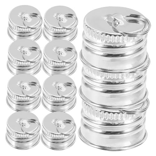 Abaodam 12 Stück Abdeckung Aus Aluminium Mit Kappe Für Deckenleuchte Deckenventilator-lichtkappe Schraubenkappen Beleuchtungskörper Schraubenmuttern Lampenknäufe Silver von Abaodam