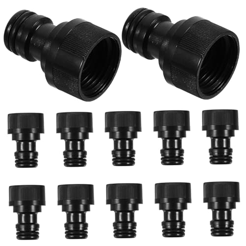 Abaodam 12Stücke Teiliges Wasserschlauchadapter Standard Gartenschlauchanschluss für Waschmaschine und Garten Hochwertiger Kunststoff Einfache für Hausgärtner Abaodam 12Stücke Teiliges Wasserschlauchadapter Standard Gartenschlauchanschluss für Waschmaschine und Garten Hochwertiger Kunststoff Einfache für Hausgärtner von Abaodam