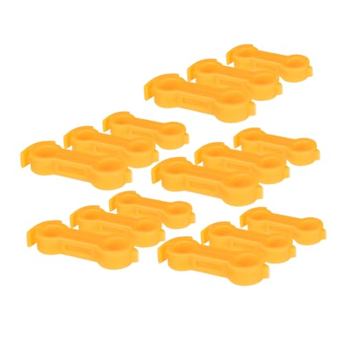 Abaodam 15 Stück Kükenbein-Hobbles, PVC-Bandage zur Korrektur von Spuckbeinen, bequeme Beinbänder für Küken, Wachteln, Enten, langlebig, einfache Installation, Geflügelzubehör Abaodam 15 Stück Kükenbein-Hobbles, PVC-Bandage zur Korrektur von Spuckbeinen, bequeme Beinbänder für Küken, Wachteln, Enten, langlebig, einfache Installation, Geflügelzubehör von Abaodam