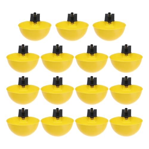 Abaodam 15 Stück Teiliges Geflügel tränke Robust und Platzsparend Automatischer Wasserbehälter für Hühner Tauben Wachteln und Enten Langlebige Tränkschale aus Hochwertigem Material für Abaodam 15 Stück Teiliges Geflügel tränke Robust und Platzsparend Automatischer Wasserbehälter für Hühner Tauben Wachteln und Enten Langlebige Tränkschale aus Hochwertigem Material für von Abaodam