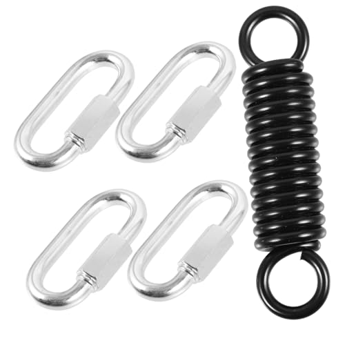 Abaodam 1Satz Hängesessel Set Metallfeder für Schaukelsitze Outdoor Nutzung Robustes und Langlebiges Zubehör mit Verbindungsringen Sorgt für Sanftes und Hohe von Abaodam