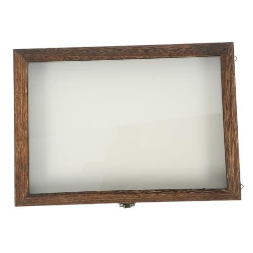 Abaodam 1Satz Insektenproben Vitrine aus Holz Transparente Pflanzenproben Box mit Vintage Design Hängbar für Schmetterlings und Insekten Präsentation und Langlebig von Abaodam
