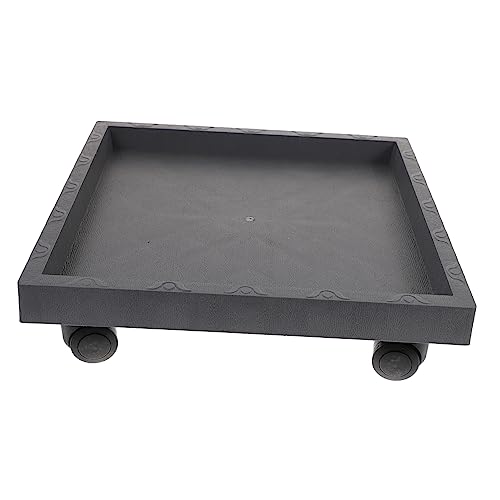 Abaodam Verdickter Pflanztopf Mover Dolly mit Rädern Bewegliches Blumentopf Tablett für Garten Balkon und Terrasse Robust und Langlebig Universelles Design Leicht zu Reinigen von Abaodam