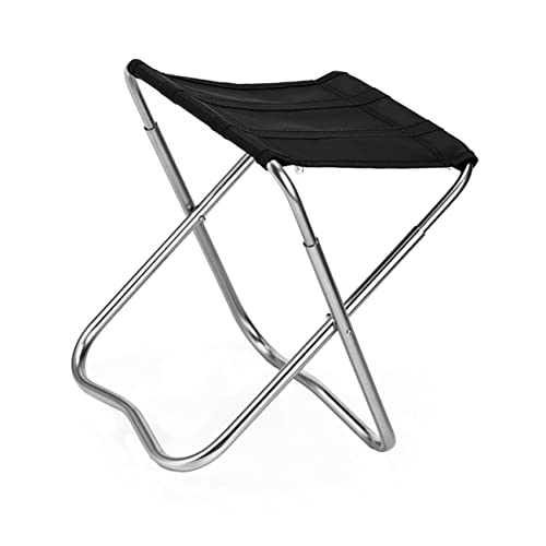 Abaodam 1Stück Faltbarer Campingstuhl Robuster Angelstuhl aus Aluminium Leicht und Tragbar für Angeln und Garten von Abaodam