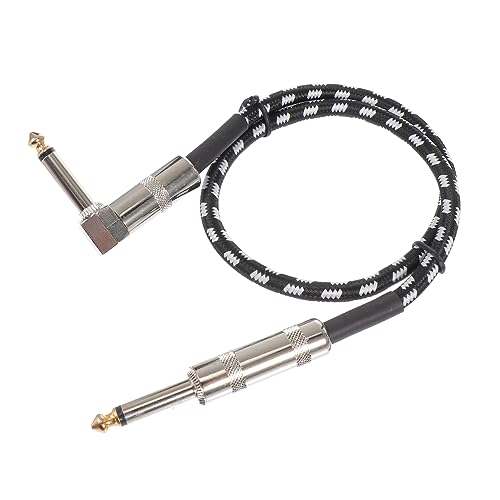 Abaodam 1Stück Gitarre Verbindungskabel Hochwertiges Audiokabel für Instrumente Langlebig Einfach zu Verbinden Kanal Stereo Sound für Musiker von Abaodam