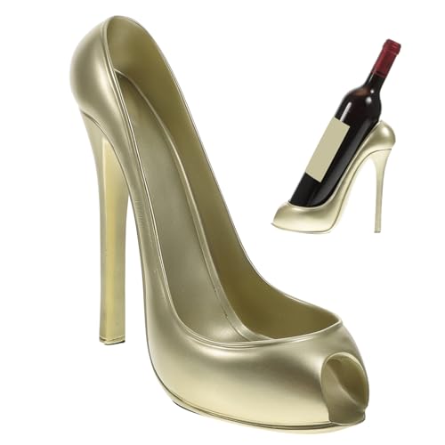 Abaodam 1Stück High Heel Weinflaschenhalter aus Harz Kreatives Design für Stilvolle Aufbewahrung Bar und Zuhause als Dekoratives Element und von Abaodam